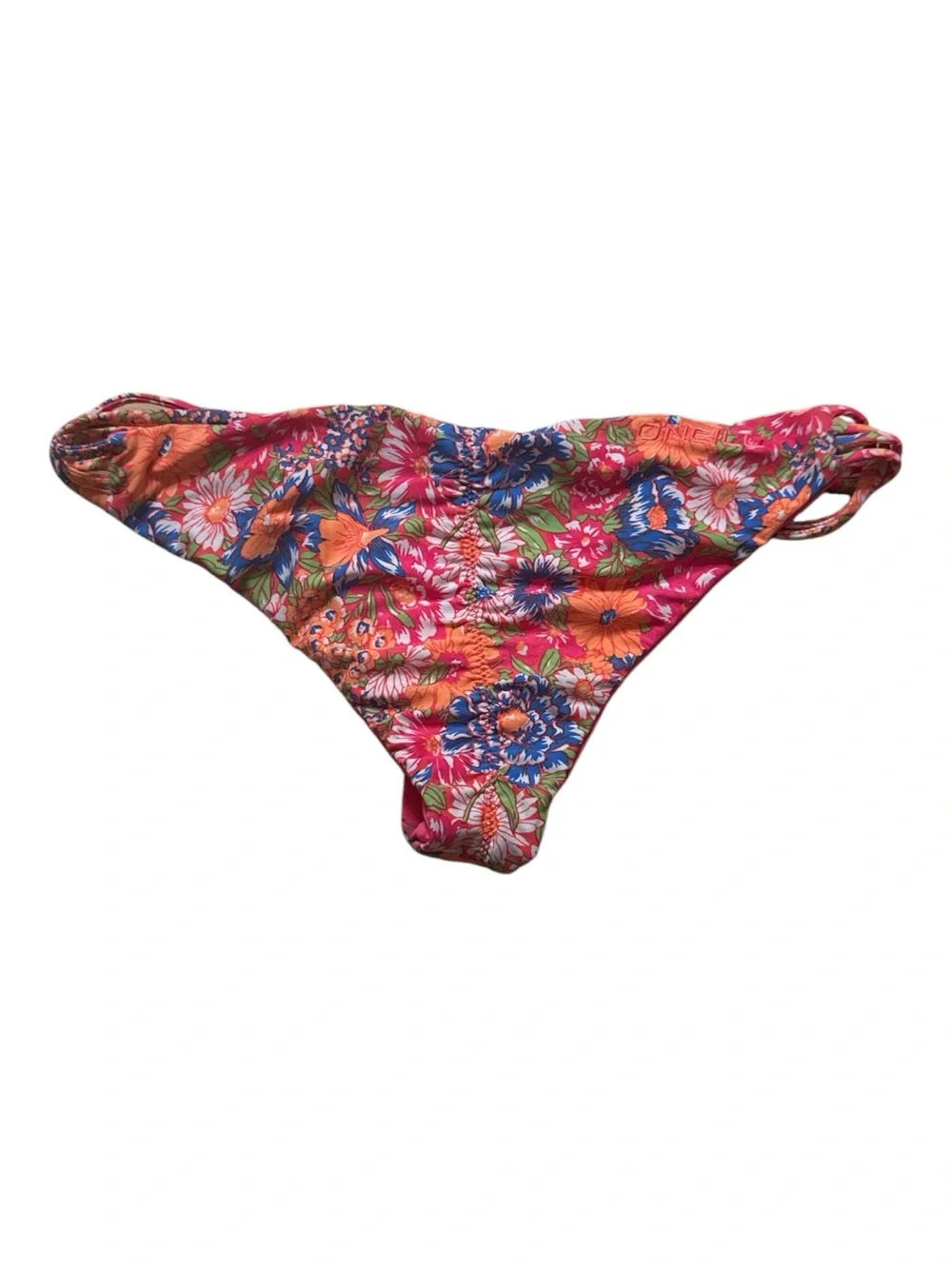 O'Neill Pink Floral Print Women's Bikini Bottom Size Small - Picture 2 of 3